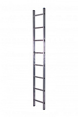 Лестница алюминиевая Stairs 1x8, односекционная, универсальная, 2,24 м, AL108