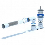 Сифон Ани пласт E015, для душевого поддона