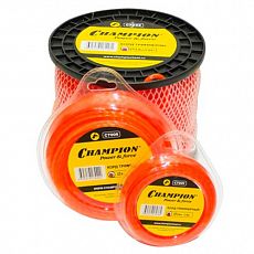 Леска для триммеров CHAMPION Twisted Square 4,0мм*95м (витой квадрат)+нож (1/8) C7032