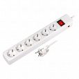 Сетевой фильтр 6-мест, 5м, 16А, 3500Вт белый Smartbuy (1/1) SBSP-6-50-W
