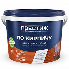 Престиж Краска акриловая фасадная по кирпичу терракотовая 2,4 кг (1/4)_S