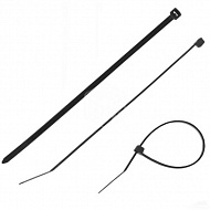 Хомуты нейлоновые Зубр, тип 7, чёрные, 4,8х400 мм, 25 шт