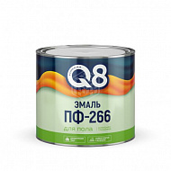 Эмаль для пола Formula Q8 ПФ-266, жёлто-коричневая, 1,9 кг