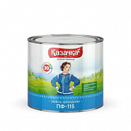Эмаль Казачка ПФ-115, терракотовая, 1,9 кг