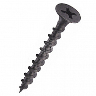 Саморез 4,8х127 мм, редкий шаг, чёрный фосфат, 1600 шт, ат