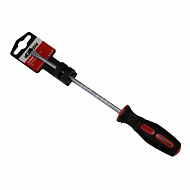 Отвертка шлицевая Derzhi SL5х150, Anti-Slip, с обрезиненной рукояткой