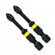 Фото Биты ударные DeWalt Impact Torsion, PH2, 50 мм, 2 шт