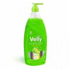 Фото Средство для мытья посуды Grass VELLY Premium, лайм и мята, 1 л, 125424 