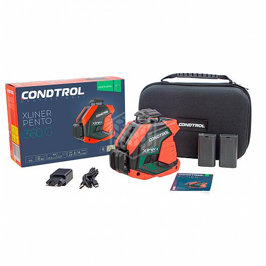 Нивелир лазерный CONDTROL XLiner Pento 360G, 7,4 B, ±0,2 мм, 60 м,  1/4,5/8, Li-lon , 00124952 - купить в Краснодаре по отличной цене в  Арсеналтрейдинг