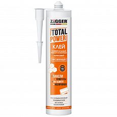 Клей «ZIGGER» TOTAL POWER акриловый универсальн., прозрачный 300 г (аналог Клей "KIM TEC" 94) (1/24)