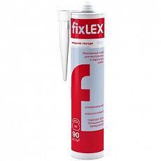 Клей монтажный FixLEX прозрачный 260гр картридж (1/12)