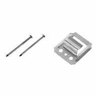 Кляймер №2 с гвоздями, 100 шт, пакет 