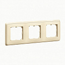 Рамка Legrand Cariva DIY, 3 поста, слоновая кость, 695981