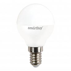 Лампа светодиодная "шар" Р45 Е14 9,5Вт 6000К Smartbuy (1/10/50) SBL-P45-9_5-60K-E14
