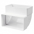 Колено вертикальное Парус 6262, 120х60 мм, 10191781