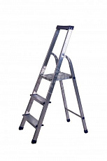 Стремянка Stairs алюминиевая люкс с органайзером 3 ступени (1,29/2,70/0,42) AS03LX