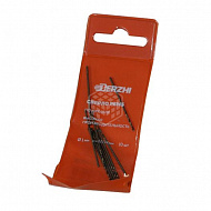 Сверло по металлу Derzhi, Р6М5, 1х34 мм, 10 шт