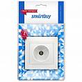 Фото Розетка 1-м. TV Smartbuy Венера, с/у, 75Ом, 5-862МГц белая (1/10/200) SBE-01w-S1-TV_Z