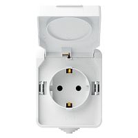 Розетка Smartbuy Сатурн, с защитной крышкой, белая, 16А, 230В, IP54, SBE-04g-16-S1-Z Розетка Smartbuy Сатурн, с защитной крышкой, белая, 16А, 230В, IP54, SBE-04g-16-S1-Z