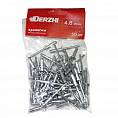 Фото Заклепки DERZHI алюминиевые, 4,8х16мм <50шт> (1/1) 1-4816-50