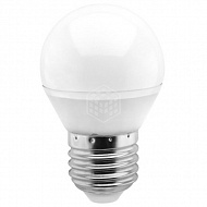 Лампа светодиодная Smartbuy, шар, G45, Е27, 7 Вт, 3000К