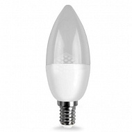 Лампа светодиодная Smartbuy, свеча, C37, Е14, 9,5 Вт, 3000К