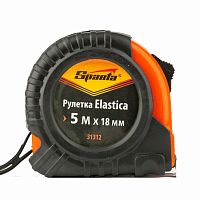 Рулетка Sparta Elastica, 5 м х 18 мм 