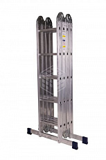 Лестница "Stairs" шарнирная 4x5 ступ. алюм. трансформер (2,93м) (1/1) AТR45