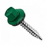 Саморез кровельный зеленый 6005, 4,8х70, 100 шт
