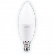 Лампа  светодиодная "свеча" С37 Е27  9,5Вт 4000К Smartbuy (1/10/100) SBL-C37-9_5-40K-E27