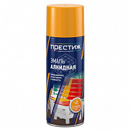 Эмаль алкидная аэрозольная Престиж, хром металлик, 425 мл.