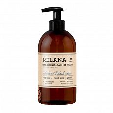 Фото Мыло жидкое Grass Milana Amber&Black Vetiver, парфюмированное, 300 мл 