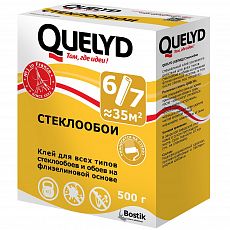 Клей для стеклообоев QUELYD 0,50 кг 35м2 (1/30)