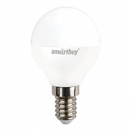 Лампа светодиодная Smartbuy, шар, Р45, Е14, 9,5 Вт, 6000К 