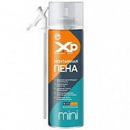 Пена монтажная xP MINI бытовая, всесезонная, 400 мл, 400 г