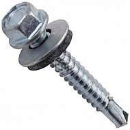 Саморез кровельный, оцинкованный, 4,8х51 мм, 200 шт