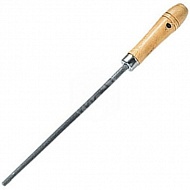 Напильник Сибртех, круглый, деревянная ручка, 150 мм