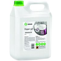 Щелочное средство для прочистки канализационных труб Grass Digger-gel, 5,3 кг Щелочное средство для прочистки канализационных труб Grass Digger-gel, 5,3 кг