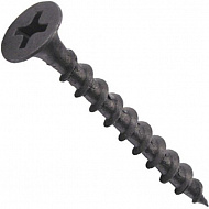 Саморез редкий шаг, черный фосфат, 4,2х90, 200 шт