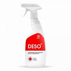 Средство для жесткой чистки и дезинф. рук и поверхностей Grass "DESO" 600мл триггер (1/12) 125577