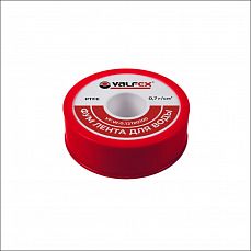 ФУМ-лента для воды Valfex белая 12 мх12 ммх0,1 мм (10/500) VF.W.0.12120100