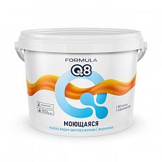 FORMULA Q8 Краска моющаяся белоснежная 2,7 кг (1/4)