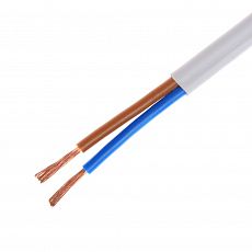 Провод медный ПВС 2х1,5 ГОСТ <150 м> (24х0,260) белый