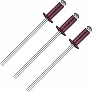 Заклепка Daxmer ZK-3,2х8 мм, красная 3005, 1000 шт