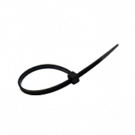 Хомут-стяжка Derzhi КСС, 3х200 мм, нейлоновые, черные, 100 шт