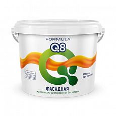 Formula Q8 Краска фасадная белоснежная 6,5 кг (1/2)