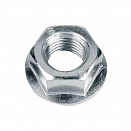 Гайка шестигранная, с фланцем, М6, 500 шт