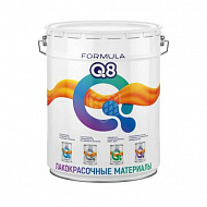 Краска интерьерная Formula Q8, белоснежная, 25 кг