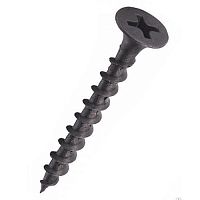 Саморез 4,2х70 мм, редкий шаг, чёрный фосфат, 3200 шт, ат 