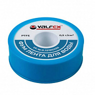 ФУМ-лента для воды Valfex, белая, 15 м, 19х0,25 мм, VF.W.0.15190250